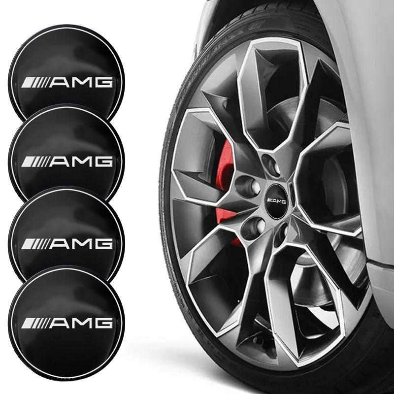 4pcs Car Styling 56mm Emblem Wheel Center Hub Caps Stickers For Mercedes Benz AMG GLC GLE CLA W204 W205 W203 W211 W212 W213