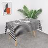 2pcs Waterproof Plaid/Stripes Disposable Tablecloth Oil Proof Desktop Decoration  Birthday