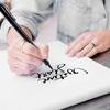 Hand Lettering Pens, Refillable Calligraphy Pens Brush Marker Pens Set Black, 4 Size for Writing, Painting, Drawing, Pack of 6