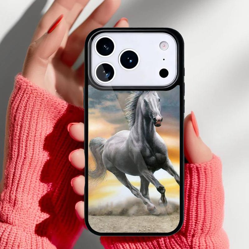 Horses Running Phone Case for iPhone 17 16 15 14 13 Pro Max Back Cover for 12 11 Pro Coque