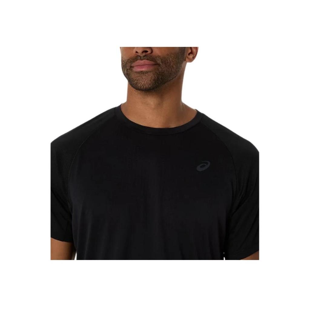 Asics Solid Color Pullover Round Neck Short Sleeve Raglan T-Shirt Men Tops Black 2031E888-001