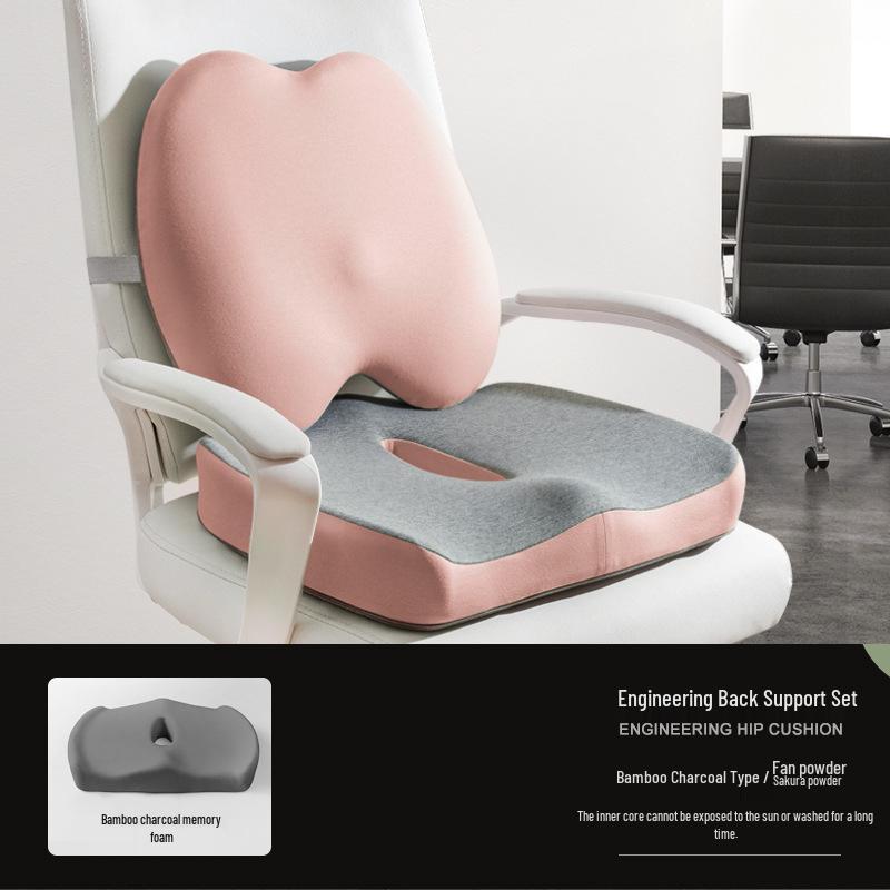 Ergonomisches Bürositzkissen mit Lendenwirbelstütze für Frauen - Lindert Gesäßschmerzen & Hämorrhoiden