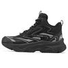Moonlight Shoes Retro Versatile Mid-Top Casual Shoes Women Sneaker Black 177596-BBK