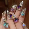 Hand Nail Wearing Nails Fashion Highgrade Pure Wind Rhinestone Nail Patch Style
