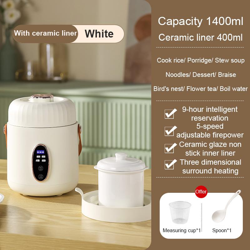 1,4l elektrická konvice, hrnec na ohřev vody, termální ohřev, kotel, polévka, dušená kaše, pomalý hrnec, nudle, rýže, hrnek na vaření