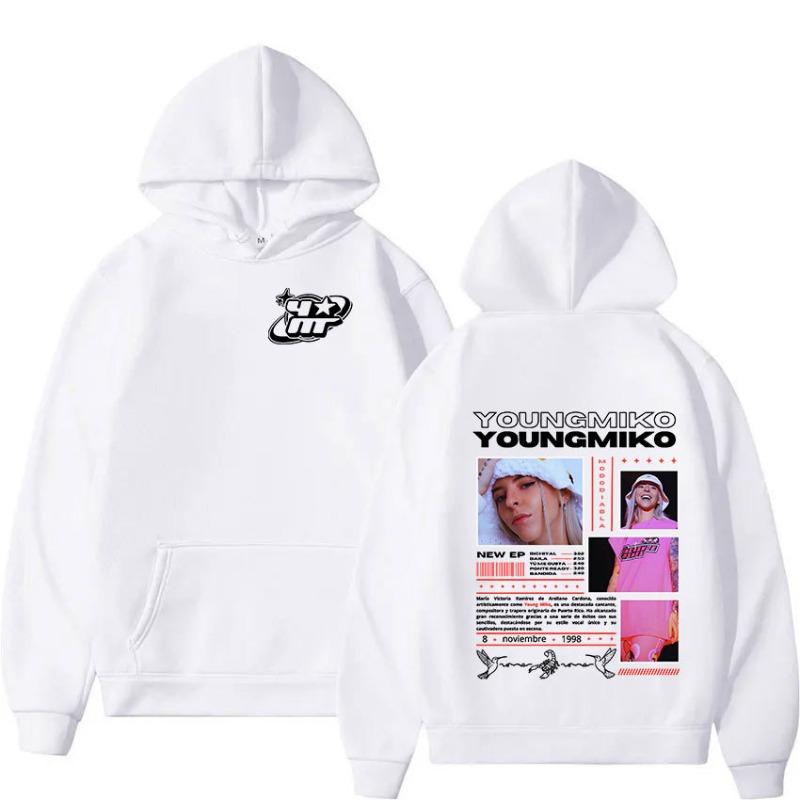 Young Miko Merch New Album Hoodie Men Hip Street Wear Hooded Shirt Pullover Harajuku Sportswear Fashion Couples Casual Sports