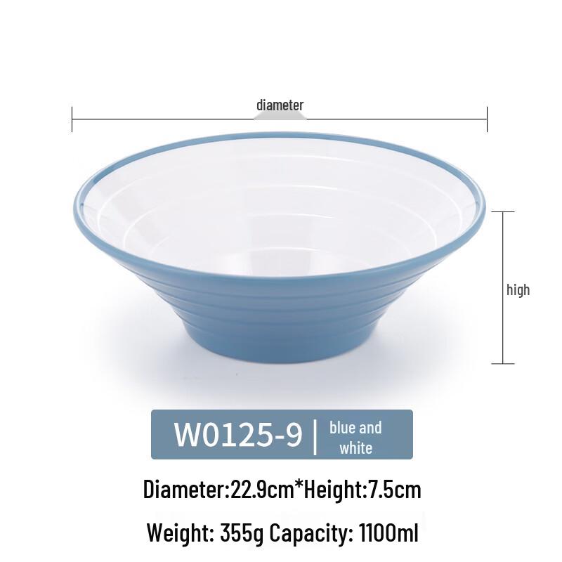 

Melamine Noodle Bowl