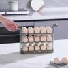 3-Pack Flippable Refrigerator Side Door Egg Holder