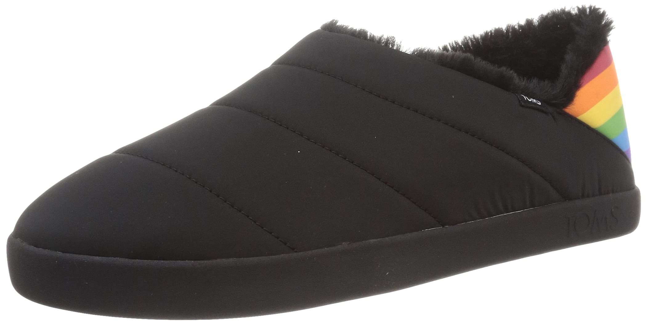 

Toms EZRA Черный матовый Размер см Мужские слипоны, Плетеные/Радужные (00), 26,0