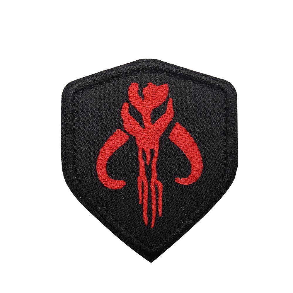 Aotuo Duo er Mandalorian Bounty Hunter Embroidered Velcro Armband Patch