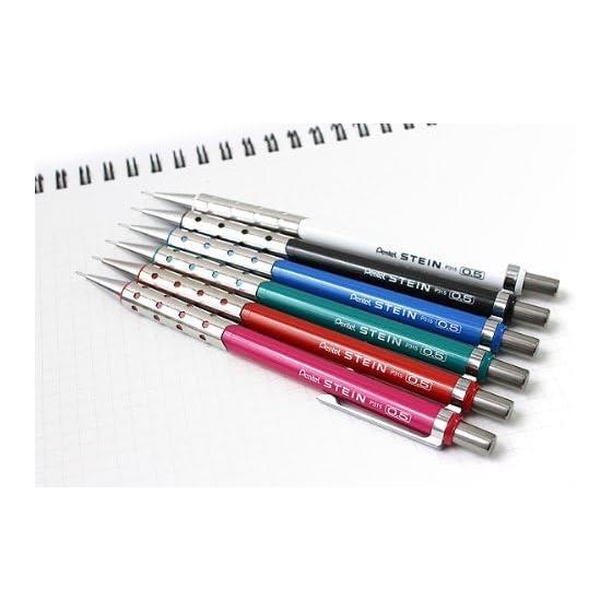 Pentel Sharp Pencil Stein Sharp 0.5mm Metallic Blue Barrel XP315-MC Low-center-of-gravity design prevents writing blur, 4mm tip pipe for clear