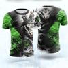 Retro Animal Snake 3D Printed T-shirts Summer Round Neck Fashionable Casual Short Sleeved Men's T-shirts