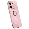 XINLI For Xiaomi Redmi Note 13 Pro 4G/Poco M6 Pro 4G Case Electroplating TPU Cover with Kickstand