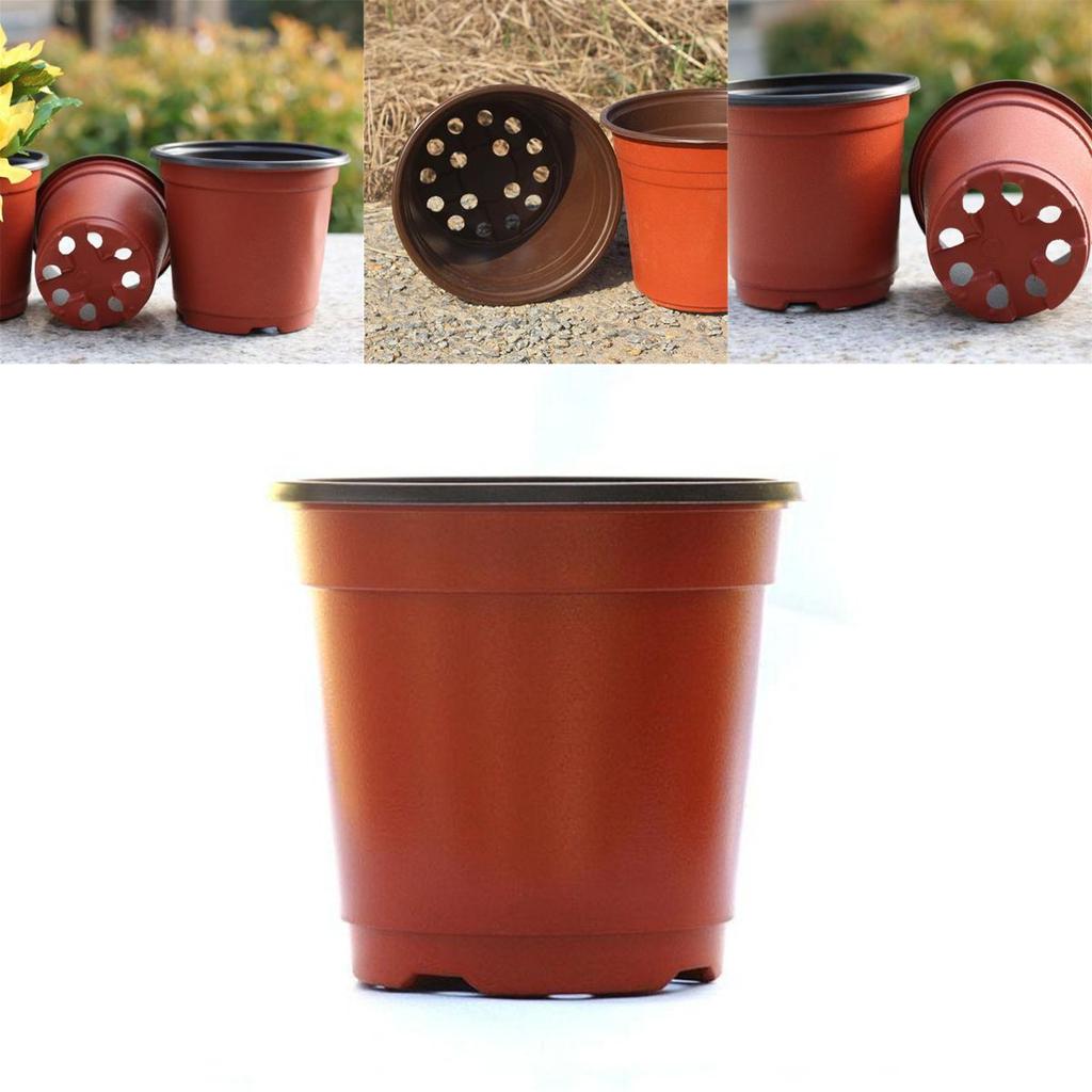 Und Leichtgewicht 10/50/100 Stück Zweifarbiger Kunststoff-Pflanztopf für Setzlinge**