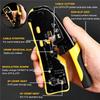 A25F-Modular Data Cable Crimper RJ45 Crimp Tool For Cat5 For Cat6 For Cat6a Ethernet Crimper Ratcheting Through Grade Network Pl