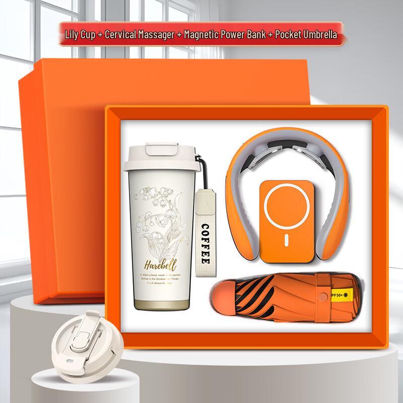 Jilifa Lily of the Valley Coffee Cup 4-Piece Gift Set