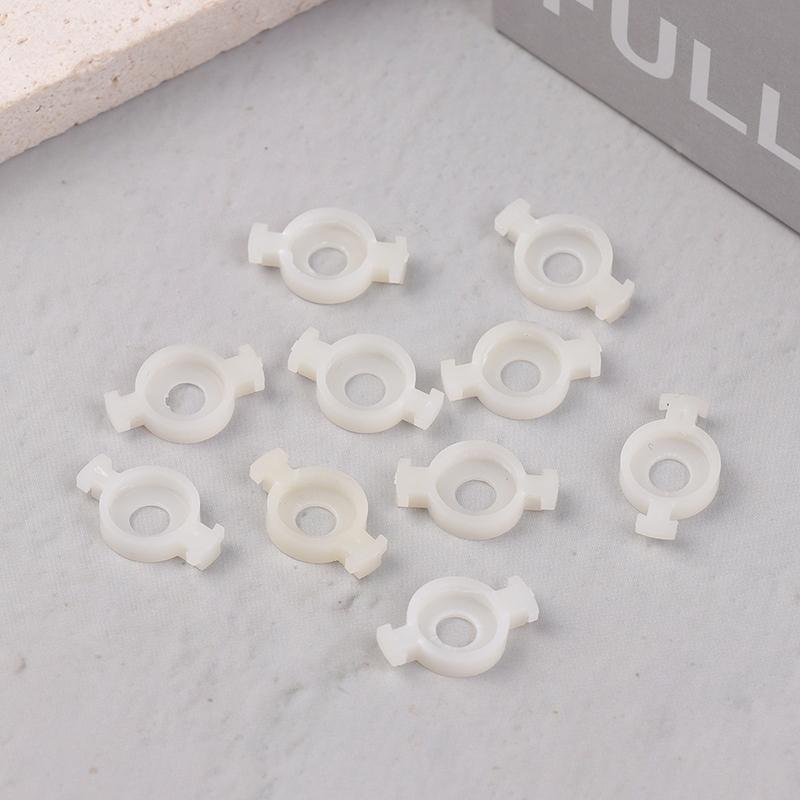 10 Adet Piston Yay Braketi Trompetler İçin Plastik Valfler Pedler Trompet Aksesuarları Yedek Parçalar Kornet Destek Plakaları