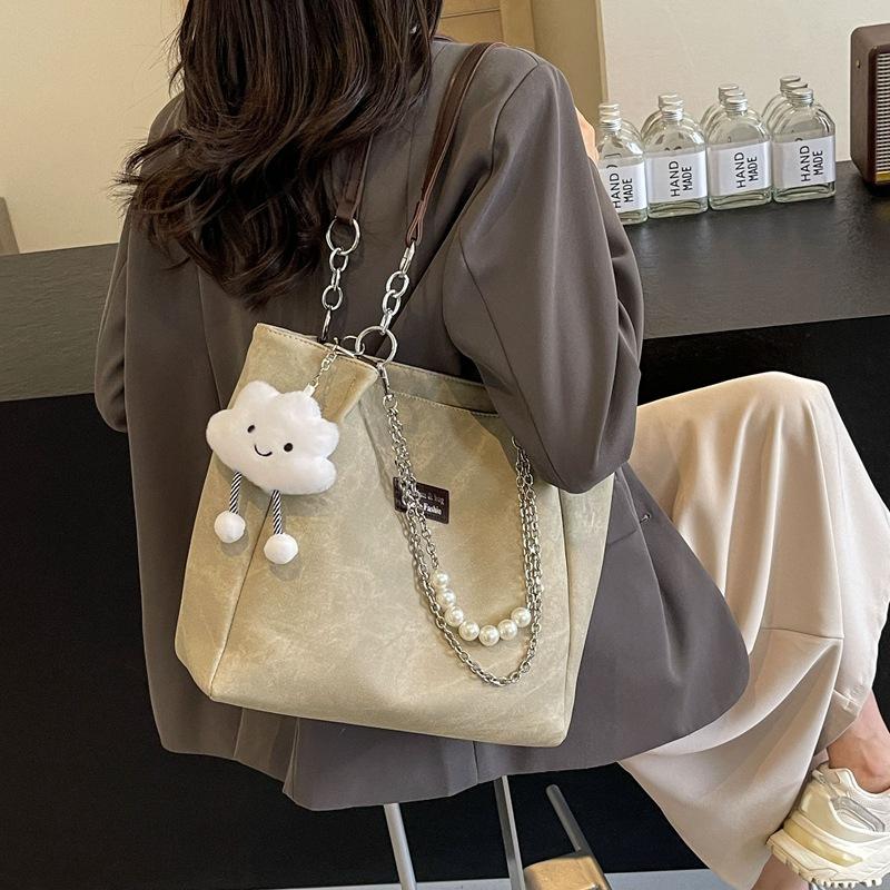 

Сумка женская простая модная универсальная сумка через плечо большой емкости сумка для поездок на работу