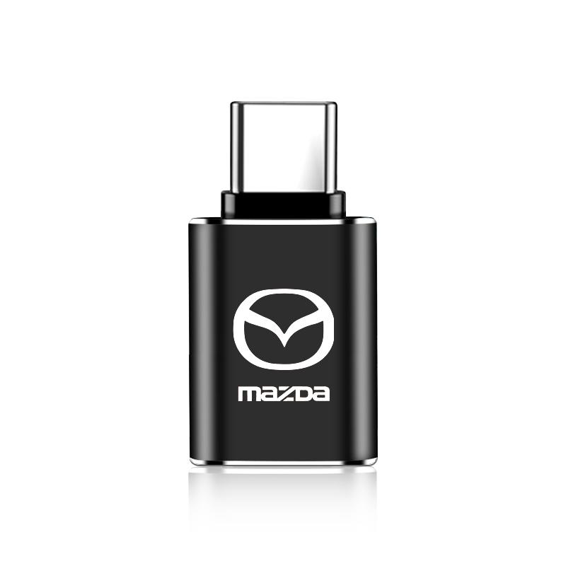 1 Stück Auto USB Typ C Kabel Konverter Ladeadapter Autozubehör Für Mazda 3 6 CX5 2 CX3 CX9 MX5 RX8 Axela Demio MS CX5 2 Axela Demio Atenza MS GH