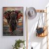 Pictură cu diamant 5D DIY, animal, elefant, imagine cu strass, broderie cu diamante, mozaic, artizanat, cadou, decorare pentru mobilier