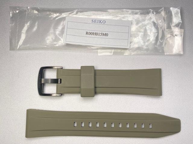 SEIKO R00H015M0 Prospex 22mm Rubber Band Green for SBDL023/V175-0CB0