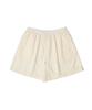 Banwonateullie P3192 Elastic Waist Nylon Shorts_Cream