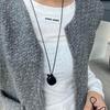 Blogger-Style Water Bottle Pendant Necklace with Safety Buckle - Minimalist Metal Chain for Women