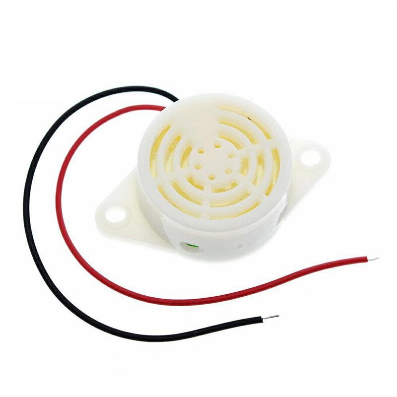 95DB Alarm High-decibel 3-24V 12V Elektronický bzučák Beep Alarm Nepřetržité pípání pro Arduino SFM-27