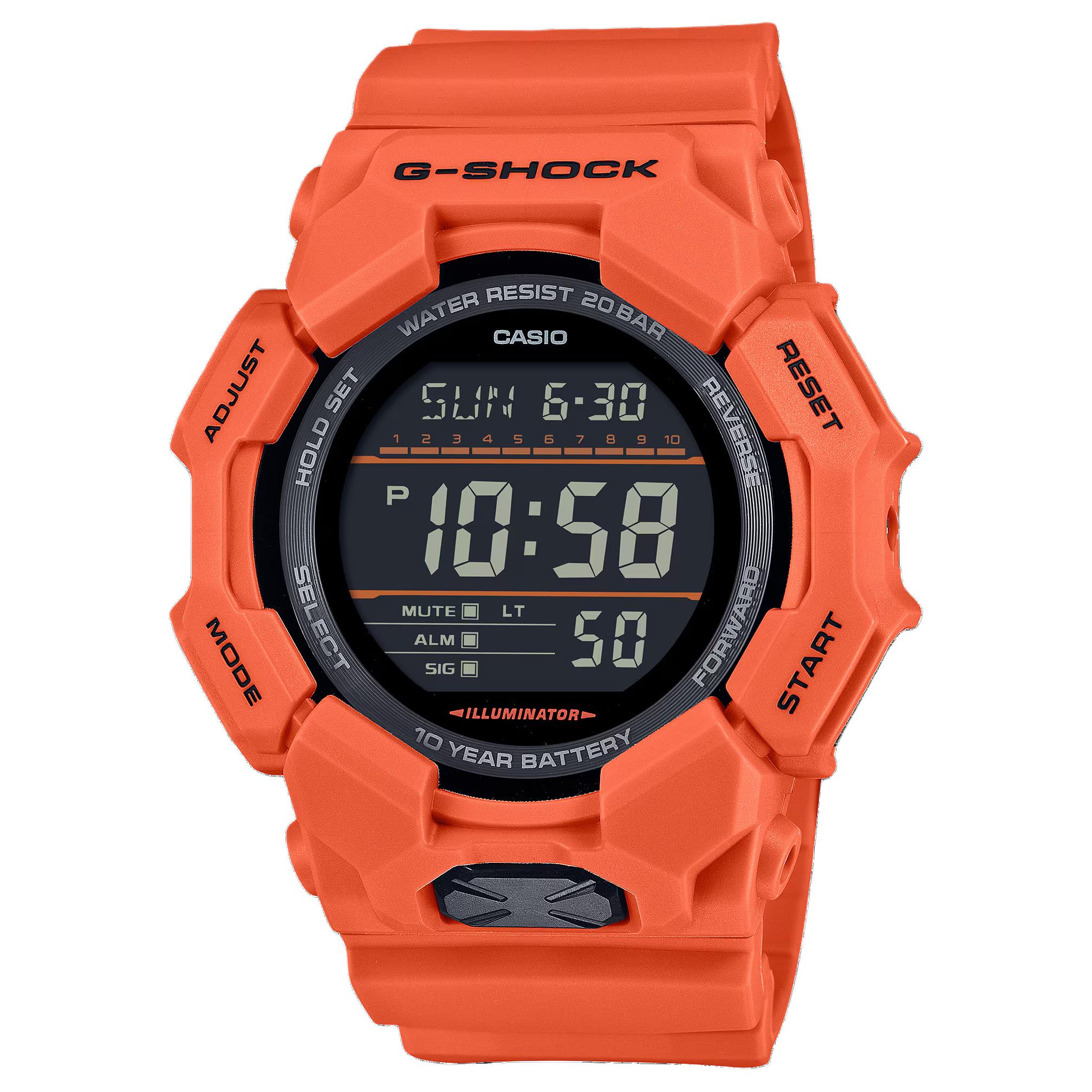 CASIO Unisex DIGITAL Series Black Watch GD-010-4 GD-010-4 Black Dial