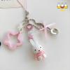 Kawaii Anime Miffy Keychain Cartoon Little Rabbit Retro Creative Keychain Bag Punk Style Star Accessory Girl Gift