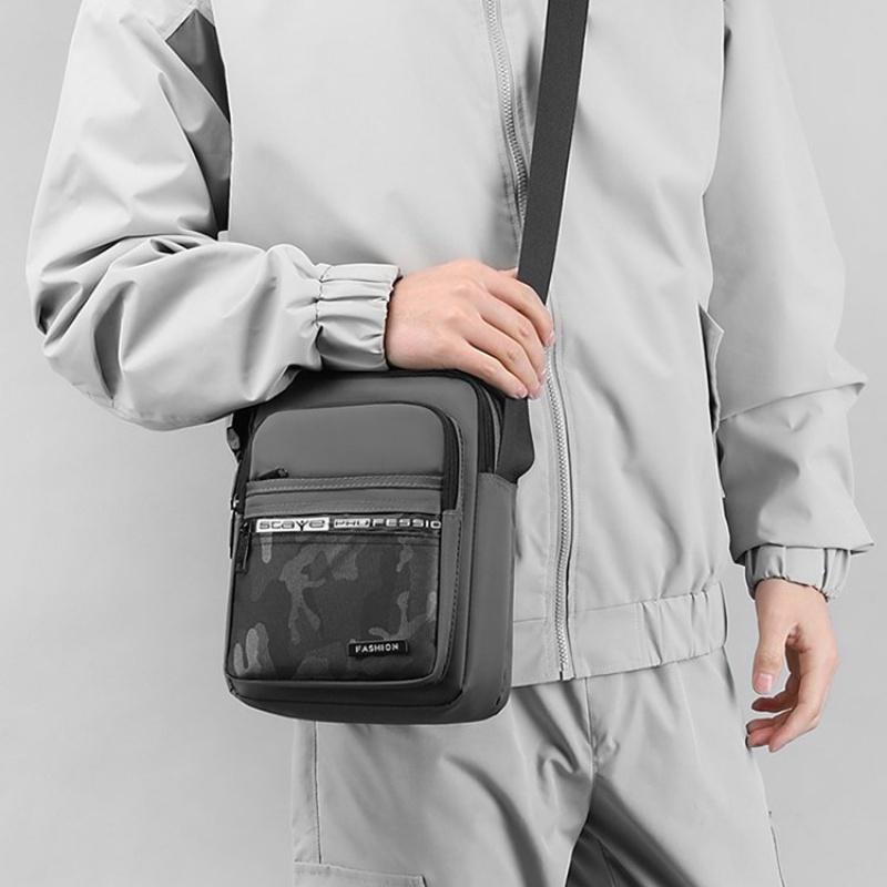 Мужская нагрудная сумка через плечо — фото 6