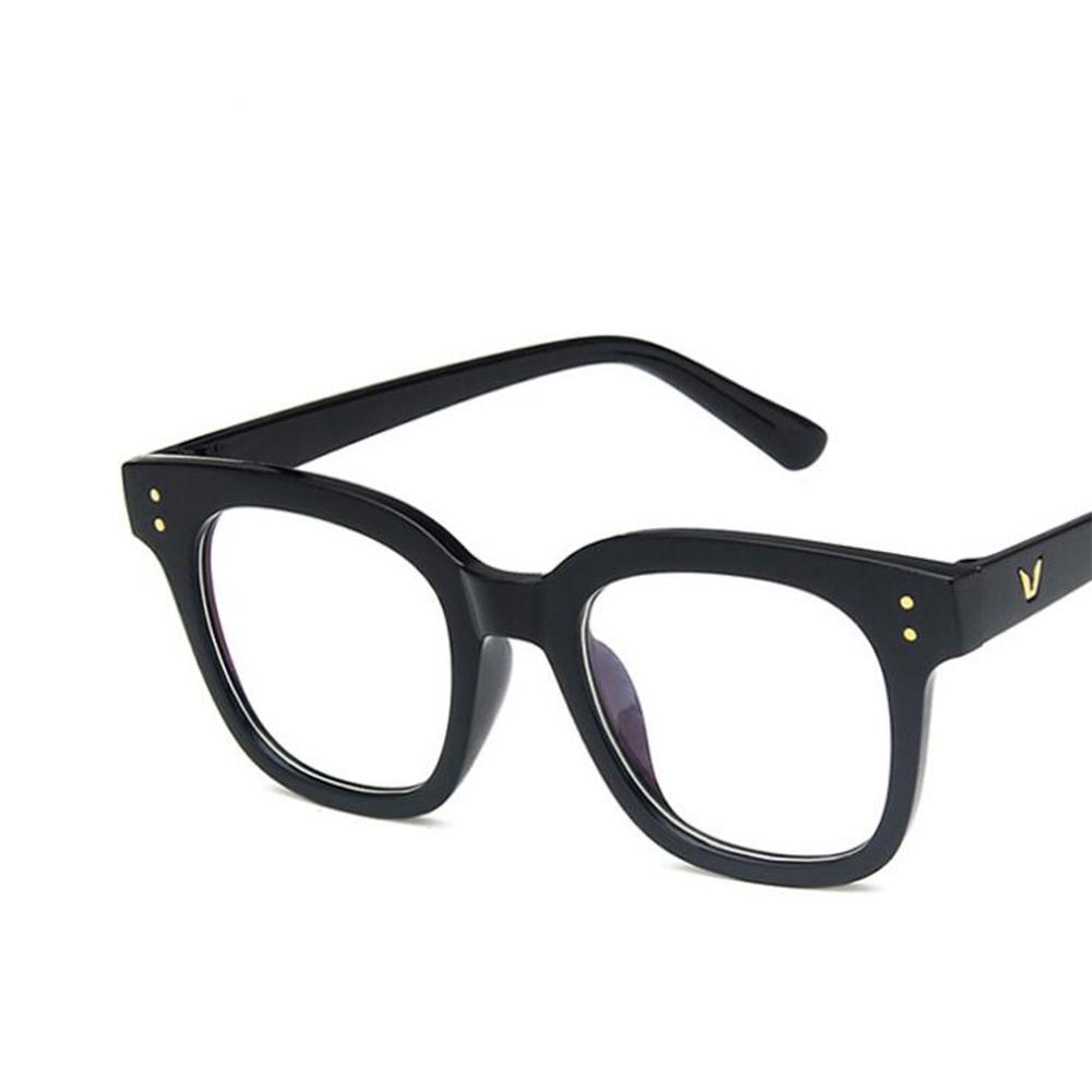 Retro Style Fashion Square Frame Clear Lens Glasses