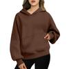 Women's Oversized Hoodies Fleece Sweatshirts Fashion Pullovers Winter Clothing