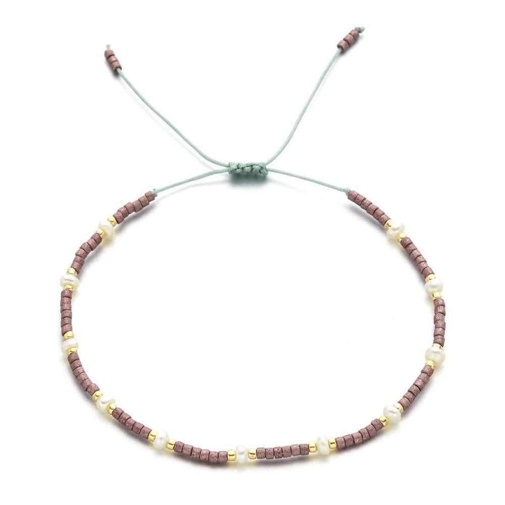 Thin Design Beaded Bracelet Bohemian Style Hand-woven Bracelet Friendship Bracelet Daily Casual