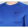 Nike Pro Heren Dri-Fit Strakke Trainings Top met Korte Mouwen BV5632-480