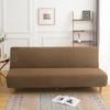 LANMOLlFE Sofa Bedcover Solid Colour Armless Sofa Bed Covers Stretch Foldable Sofa  Fumniture Protector Covers 1 Piece