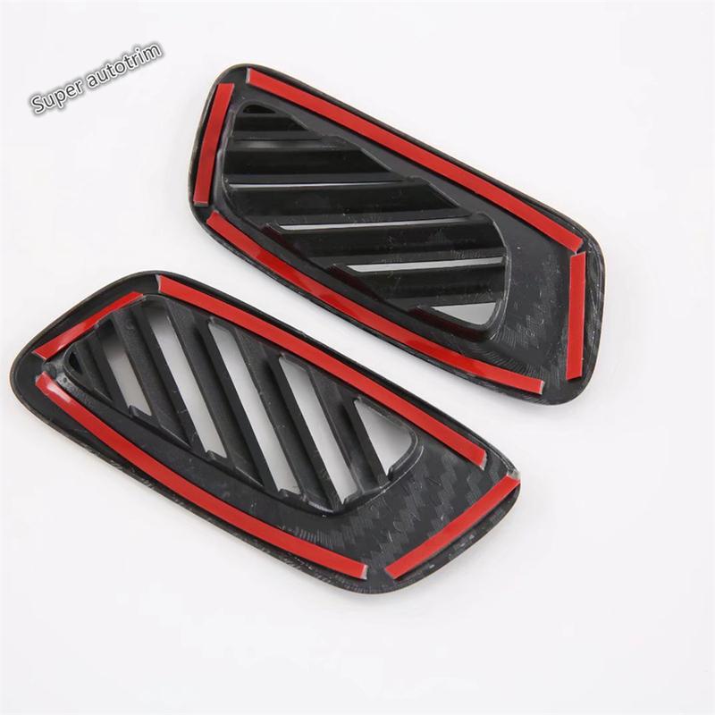 Dashboard Front AC Air Conditioning Outlet Vents Frame Cover Trim For GAC Trumpchi Empow  - 2025 Carbon Fiber Accessories
