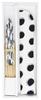 Onishi Kensei Seihan Folding Fan x Folding Fan Case Gift White Dot Set, Pattern, "Ripple" SGF27-A01