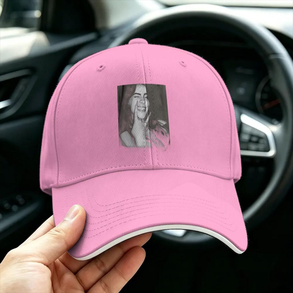 Summer Casual Baseball Cap Singer BBillie Eilish Portrait Outdoor Gym Trucker Hat For Couple Women Hot Sale yk Baseball Caps