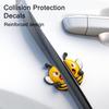 Car Door Protector Strip Cute Insect Shape Anti-Collision Bumper Guard Soft PVC Cushion Tape for Edge And Side Mirror