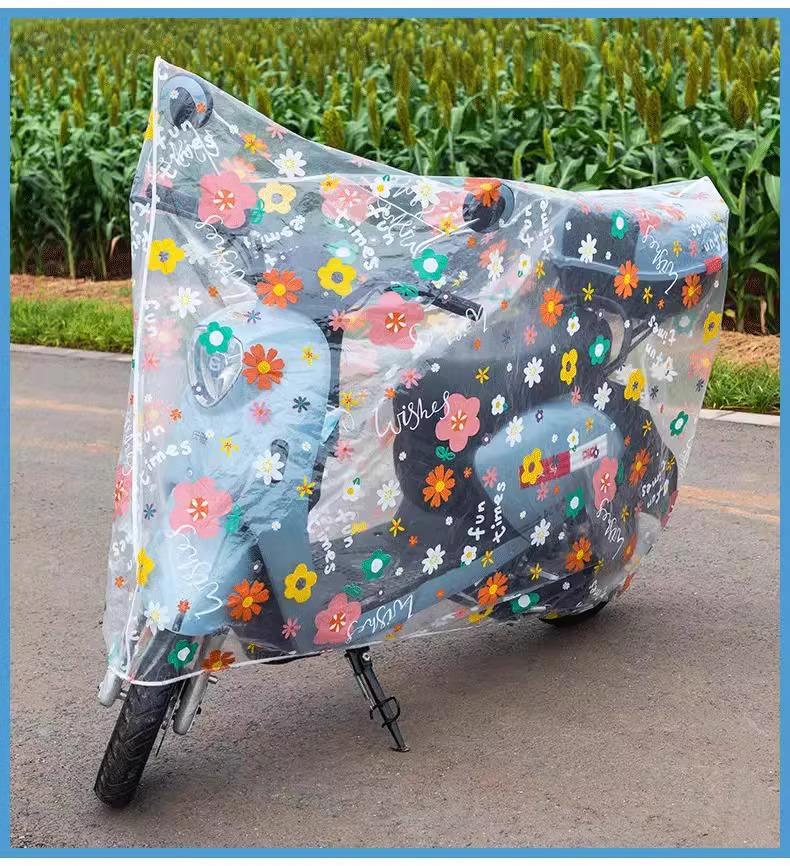 Waterproof Electric Vehicle, Bicycle, and Motorcycle Cover for Sun and Rain Protection