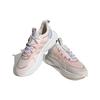 Adidas Alphabounce+ Round Toe Lace-Up Slip-Resistant Durable Low-Top Running Shoes Unisex Running Shoes Pink Blue IG3074