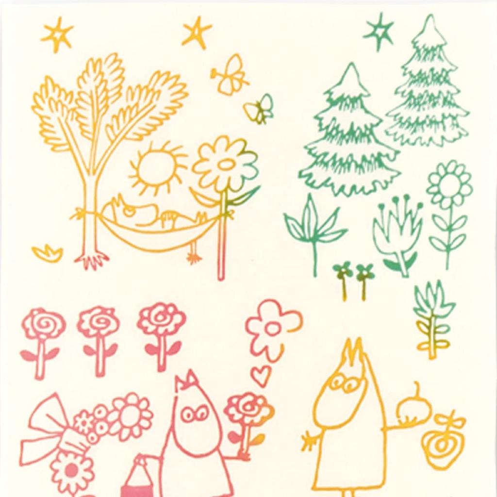 Miyamoto Ručník Mumínek Barvený Tenugui Ruka Mumínmáma 33 x Vyrobeno v 51015 Ručník, & Grafiti, Cca. 90cm, Japonsko,