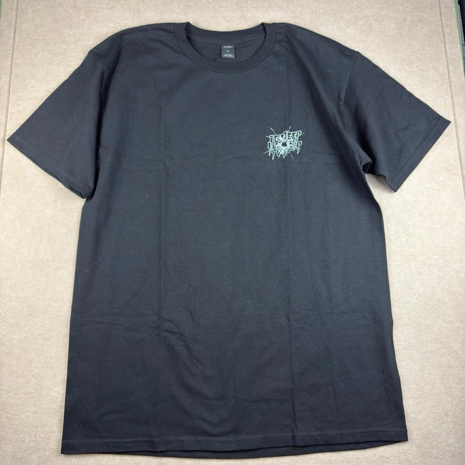 

10.Deep Shirt Men’s L Black Graphic Shattered Logo Tee Made in USA Streetwear L
