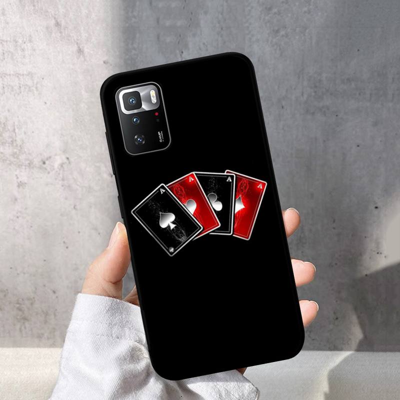 

Чехол для телефона «Покер» для Redmi Note 8 7 9 4 6 pro max TX 5A 3 10 lite pro Redmi 7A