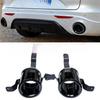 Stainless Steel Exhaust Tailpipe for Alfa Romeo Stelvio - Black Finish