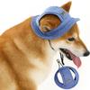 NEW Summer Adjustable Pet Hat Leaky Ear Sunscreen Sunshade Linen Cowboy Puppy Hat Sun Cap Visor Cute Outdoor Sport Hat for Cat
