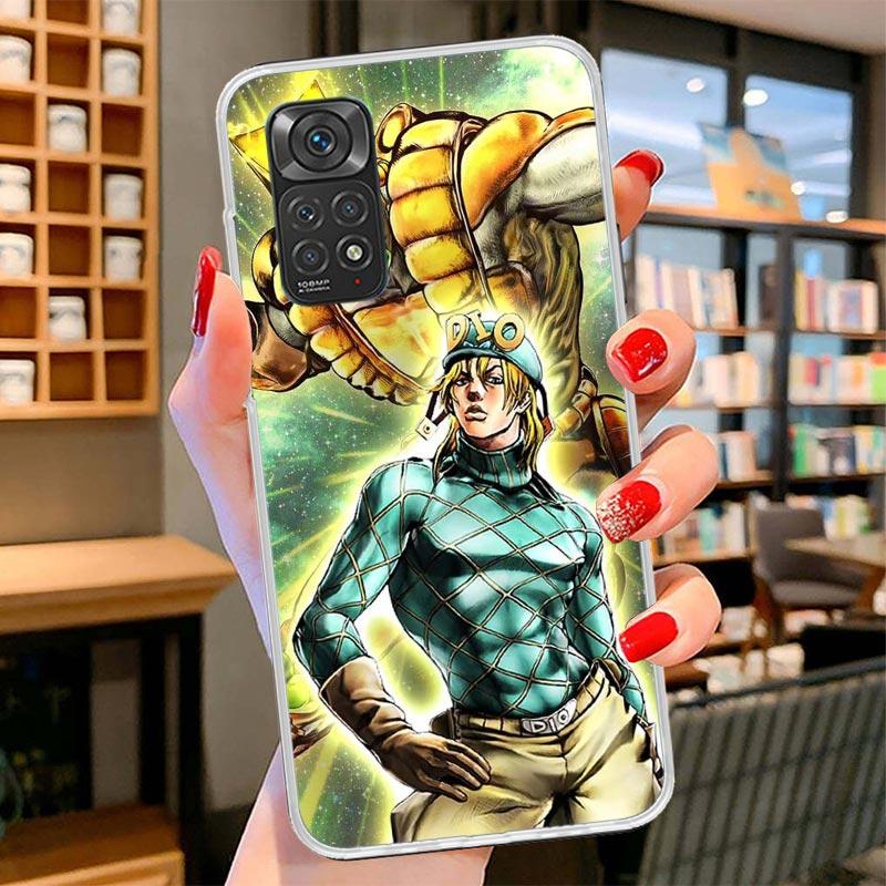 

Чохол для телефону JoJo s Bizarre Adventure Dio для Xiaomi Redmi Note 15 14 13 12 11 10 Pro Plus 14S 12S 11S 11T 11E 10S М який Fundas Redmi Note 14S