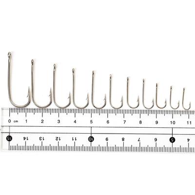 100pcs/lot Lure High Carbon Steel Hooks Carp Hand Fishing Hooks Barbed Fishhook With Ring Fishing Accessories