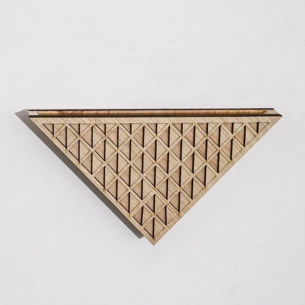 Minimalist Wall Mounted Flower Pot Handmade Geometric Flower Pot Balcony Wall Decor Style C